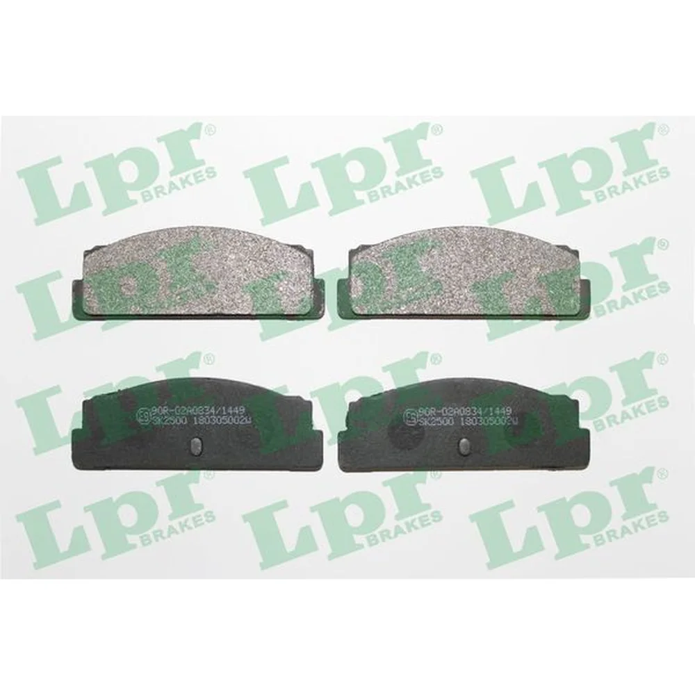 Pastillas de freno traseras - FIAT 132-SPIDER/ LANCIA BETA/ POLONEZ-FSO 78/83