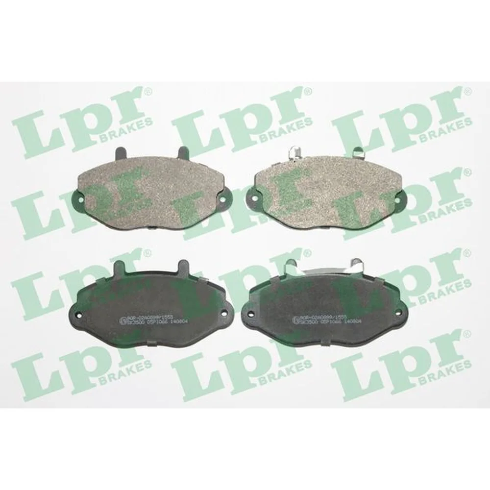 Pastillas de freno delanteras - FORD TRANSIT 150-190 ROD. 15 C/CHAPA SENSORA 99/