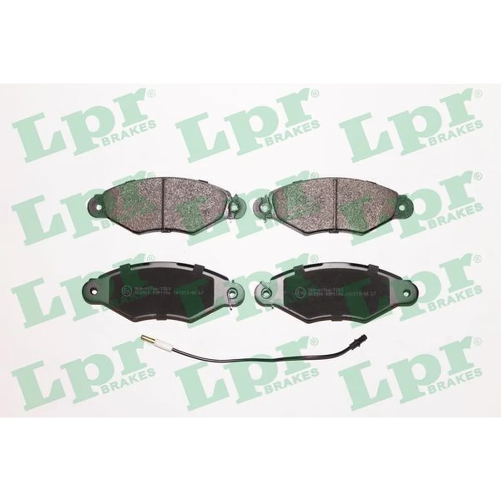 Pastillas de freno delanteras - CITROEN XSARA/ PEUGEOT 206/ (CON SENSOR) 2002/