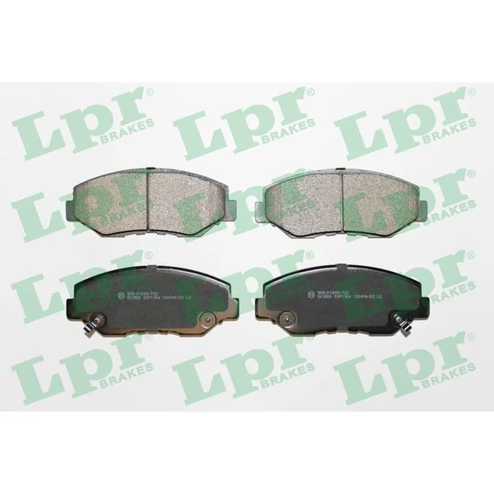 Pastillas de freno delanteras - HONDA Accord-CRV II-Pilot-Elem 02/