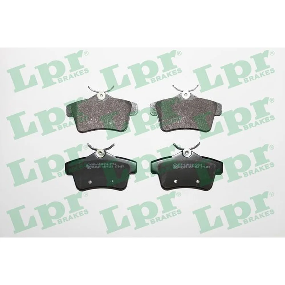 Pastillas de freno traseras - CITROEN C4 1,6 16V HDI- PEUGEOT 3008 1,6 THP/RCZ 1,6 16V/2,0 HDI 16V