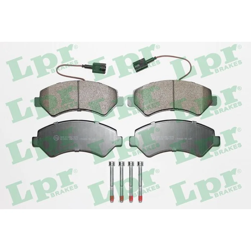 Pastillas de freno delanteras - JUMPER/DUCATO/BOXER CITROEN/FIAT/PEUGEOT 2006 > 2011 Un sensor