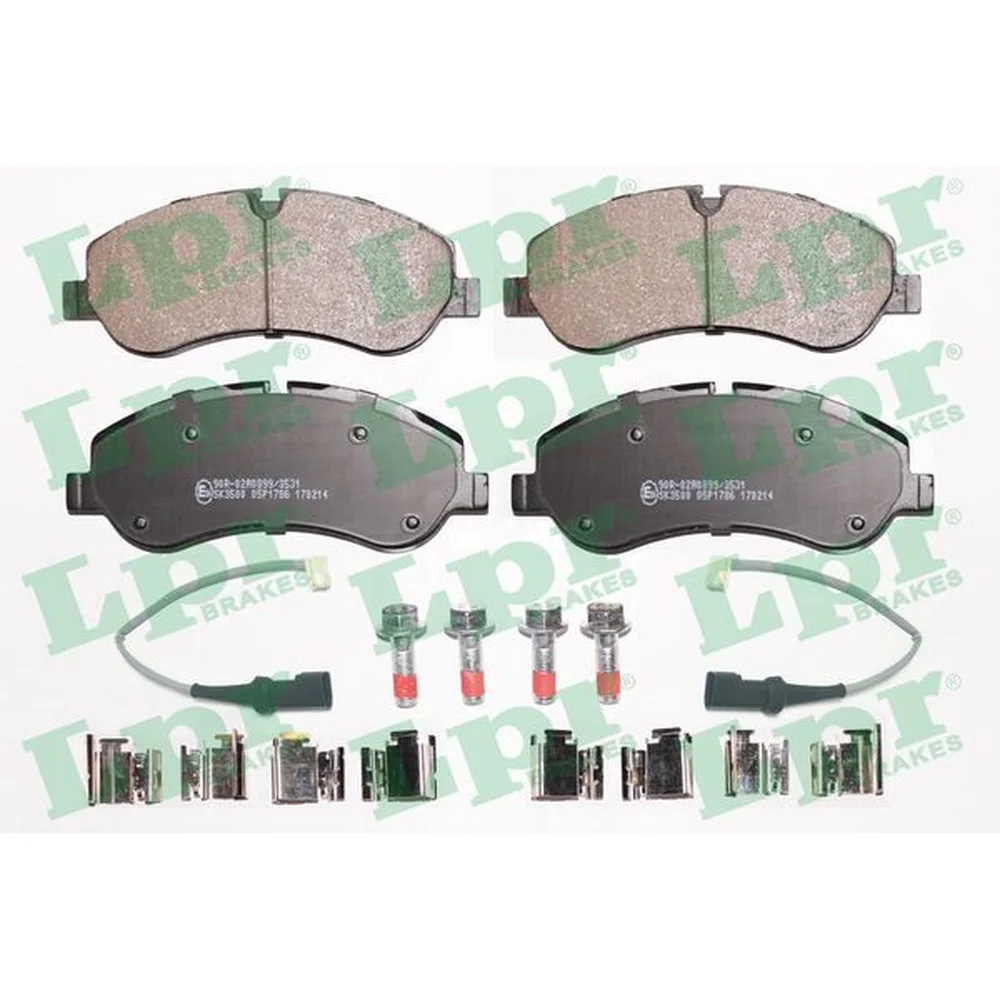 Pastillas de freno delanteras - FORD TRANSIT 2.0 TDCI - 2.2 TDCI SISTEMA BREMBO Sin testigo