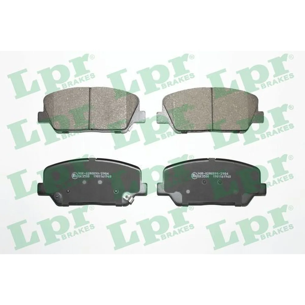 Pastillas de freno delanteras - HYUNDAI Genesis 2.0T-3.8 V6 2008/... KIA Optima III 1.7-2.0-2.4 CRDi 2012/
