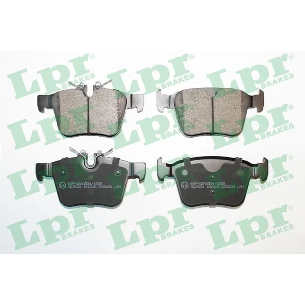 Pastillas de freno traseras - LAND ROVER DISCOVERY SPORT 2.0 15/à- RANGE ROVER EVOQUE 2.0 T 15/à- VOLVO S 90 2.0 T6 16/à- VOLVO XC 90 D5 - T6 15/à