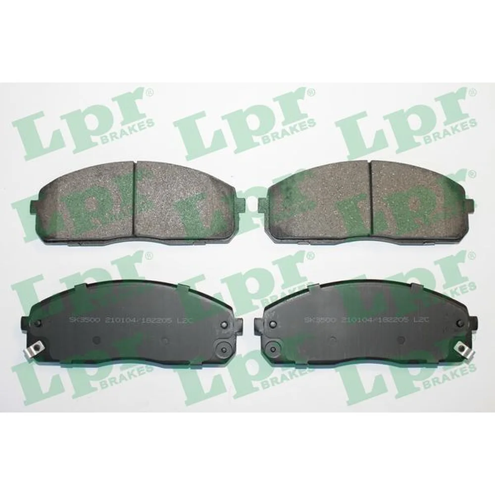 Pastillas de freno delanteras - HYUNDAI H100 2006/... KIA K-2500 2.5 2016/