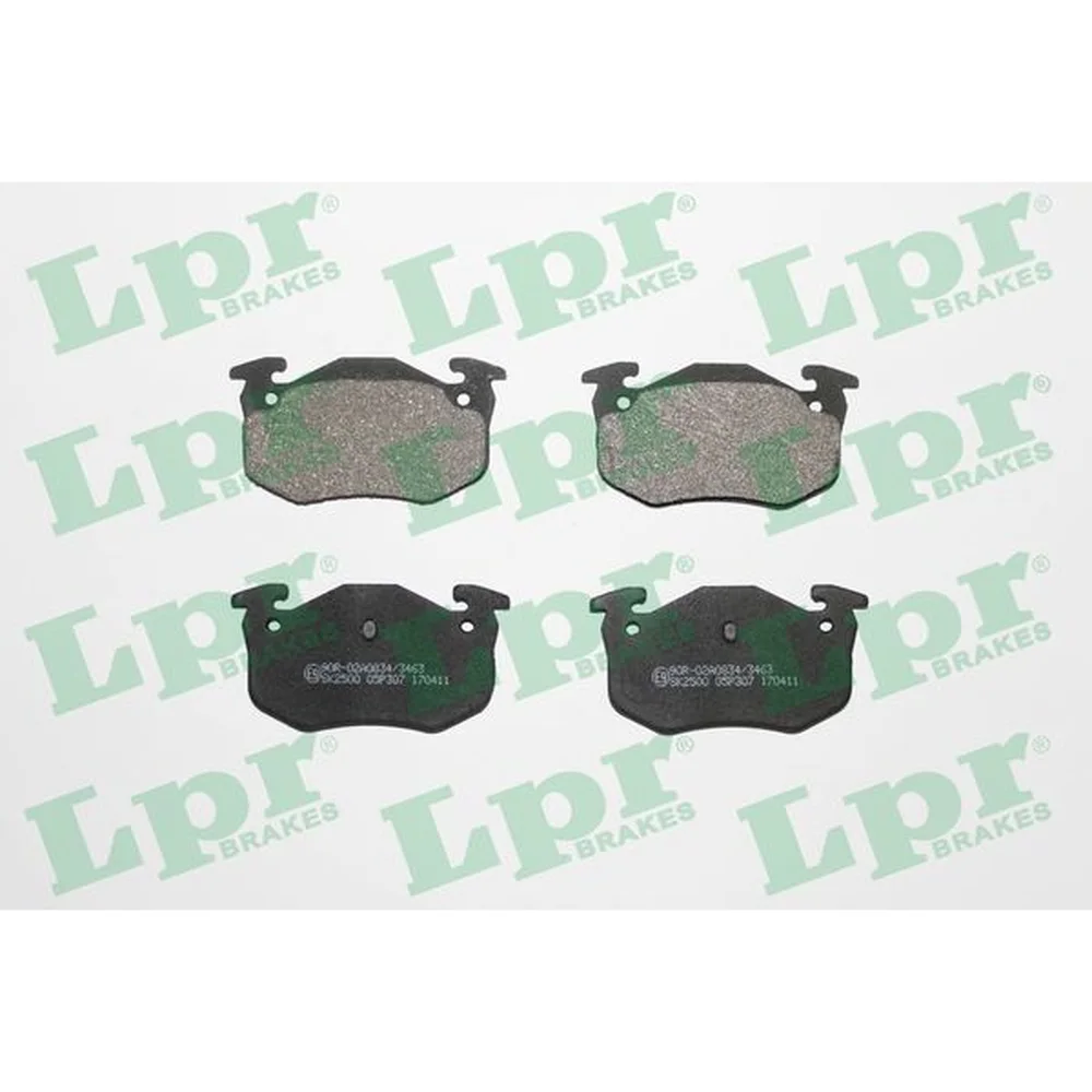 Pastillas de freno traseras - CITROEN ZX/PEUGEOT 306-309/RENAULT CLIO-19 90/96