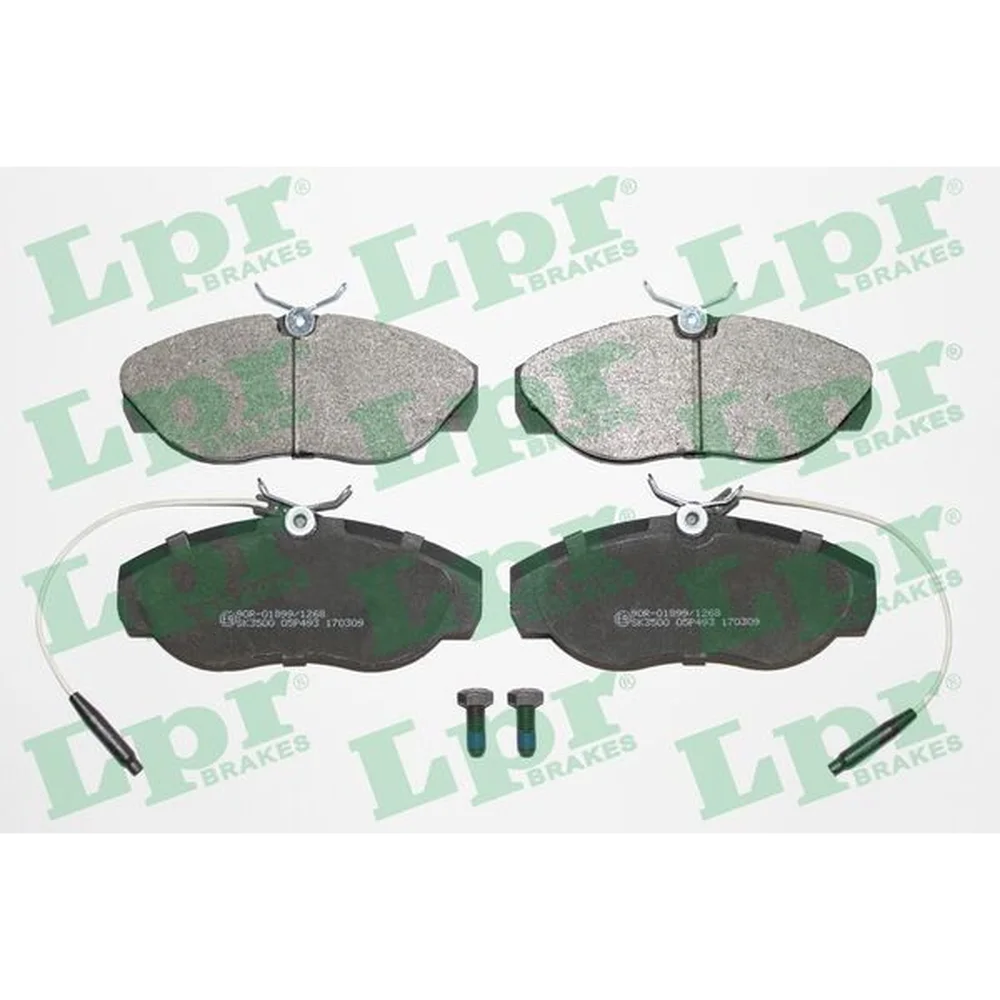 Pastillas de freno delanteras - CITROEN JUMPER/ FIAT DUCATO/ PEUGEOT BOXER 94/97
