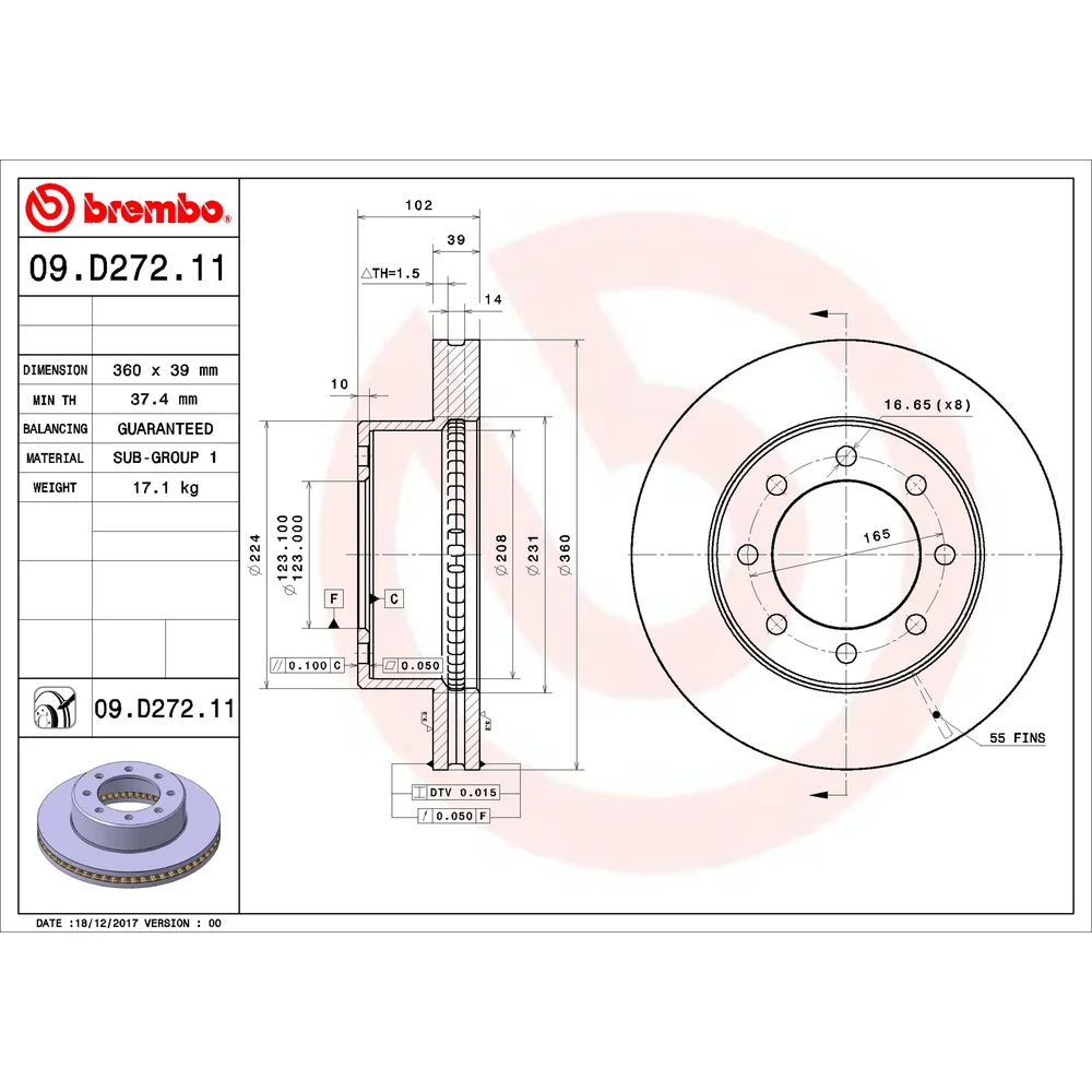 Discos Delanteros Estándar - CHRYSLER - DODGE -Ram 2500
