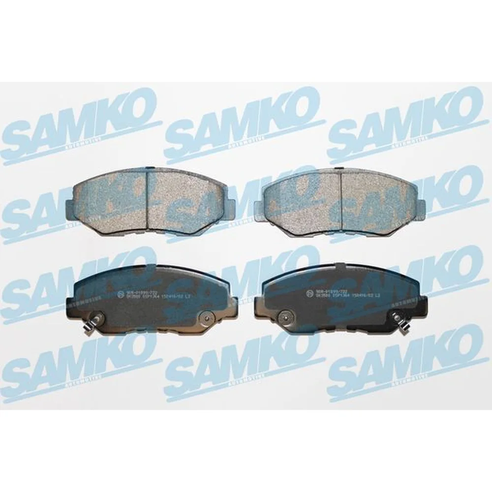 Pastillas de freno delanteras - HONDA Accord-CRV II-Pilot-Elem 02/