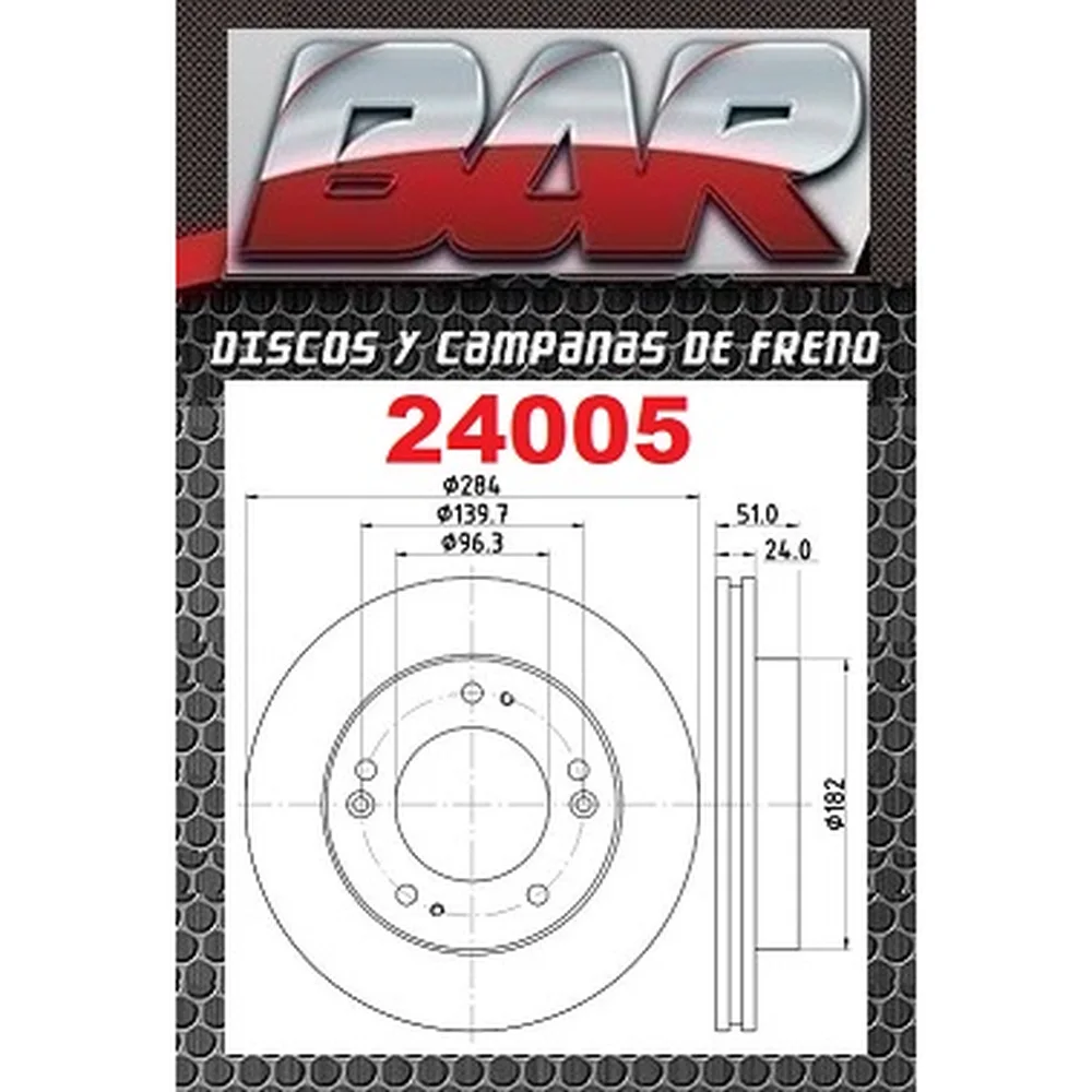 Discos Delanteros Estándar - KIA -Sportage 2 WD / 4 WD