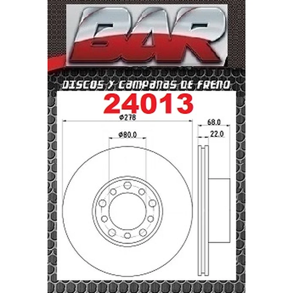 Discos Delanteros Estándar - MERCEDES BENZ -Serie 280 R107