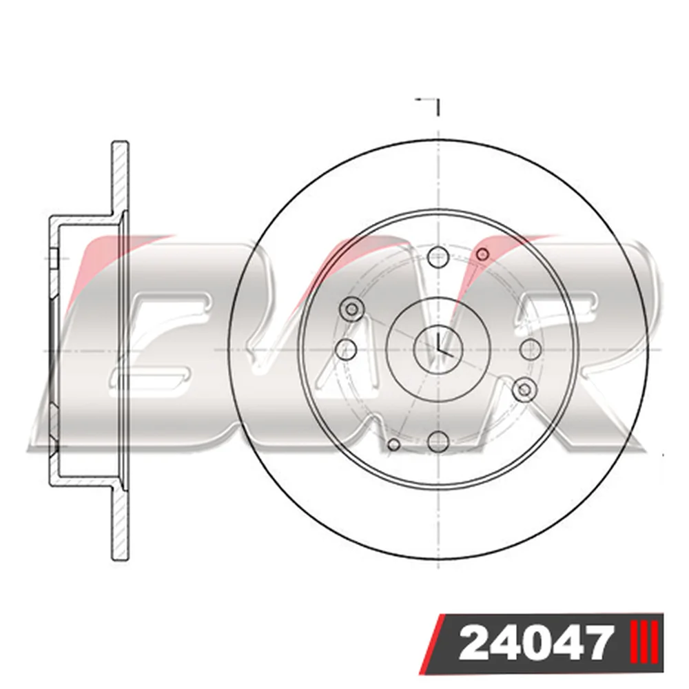 Discos Traseros Estándar - HONDA -Accord Sedan / SW
