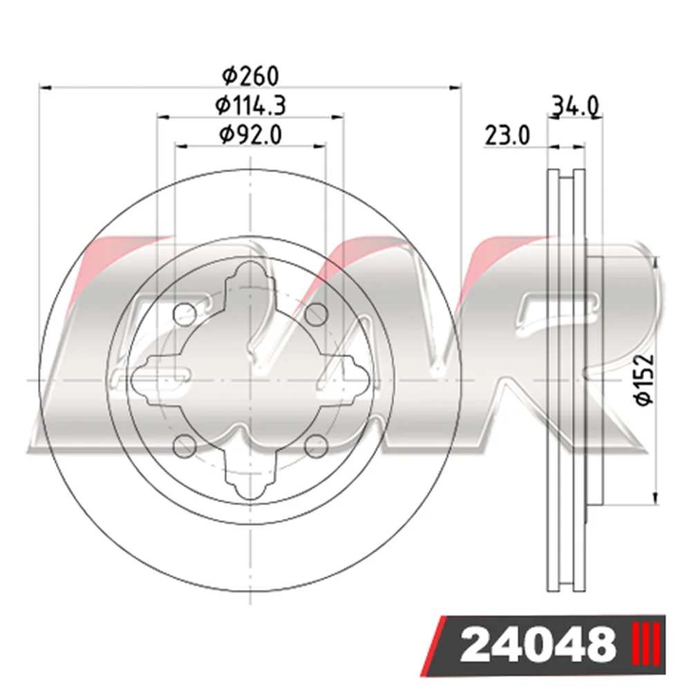 Discos Delanteros Estándar - HONDA -Accord 2.2i 16V