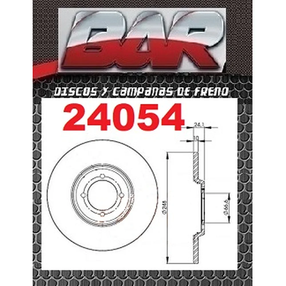 Discos Delanteros Estándar - CHRYSLER - DODGE -Dodge 1500 - Tipo Tensa