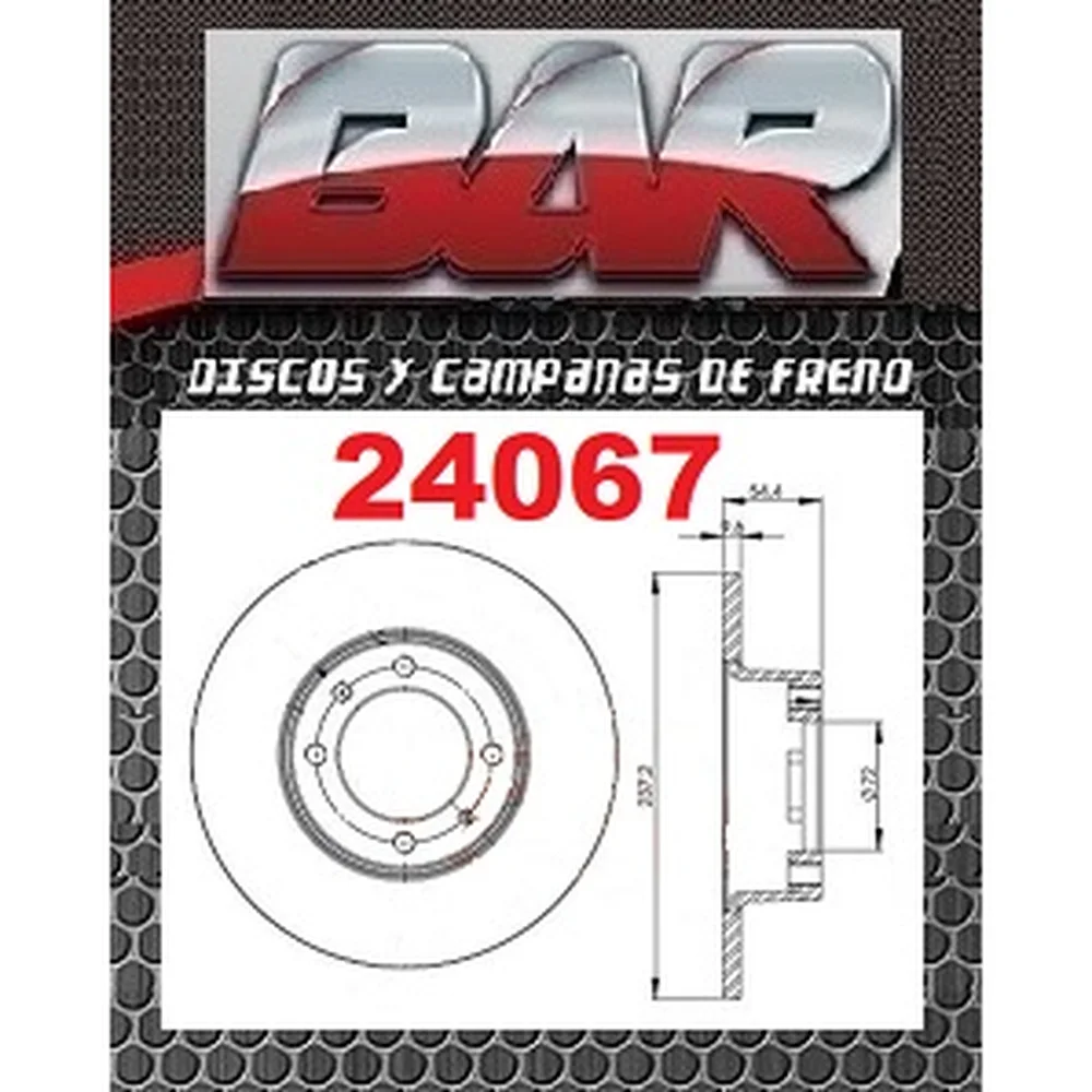 Discos Delanteros Estándar - FIAT -125