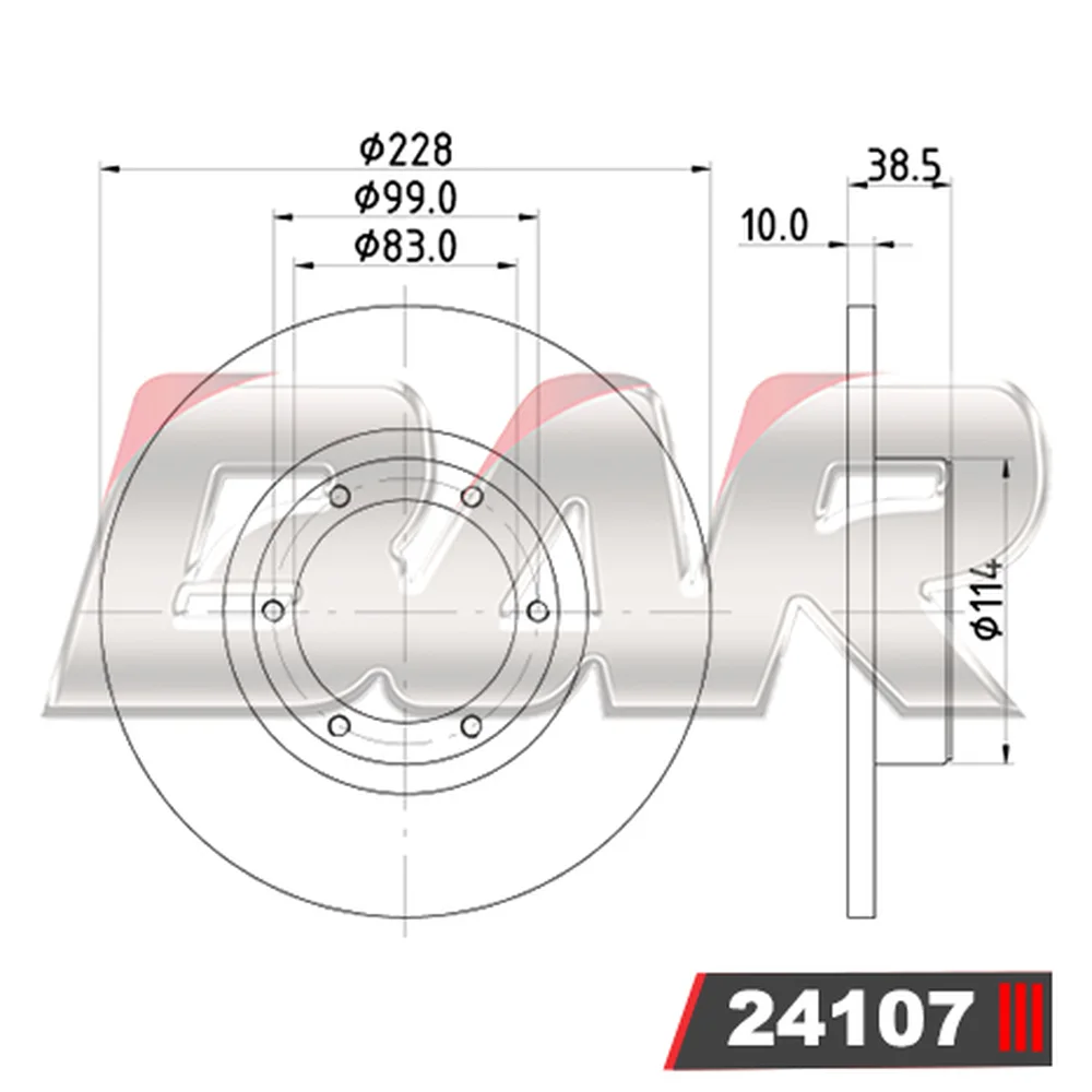 Discos Delanteros Estándar - DACIA -1210/1300/1310/1320