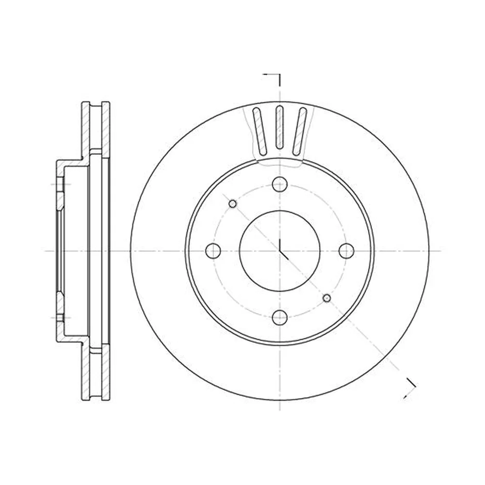 Discos Delanteros Estándar - MITSUBISHI -Carisma 1,8 / 1,8 16V / 1,8Gdi / 1,9 DI-D ( DA_)