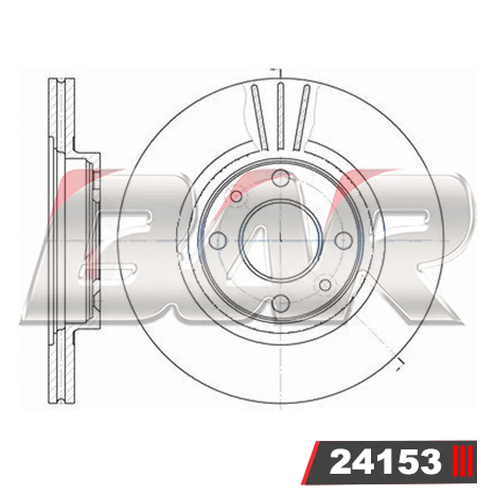 Discos Delanteros Estándar - RENAULT -19 RT SIN ABS