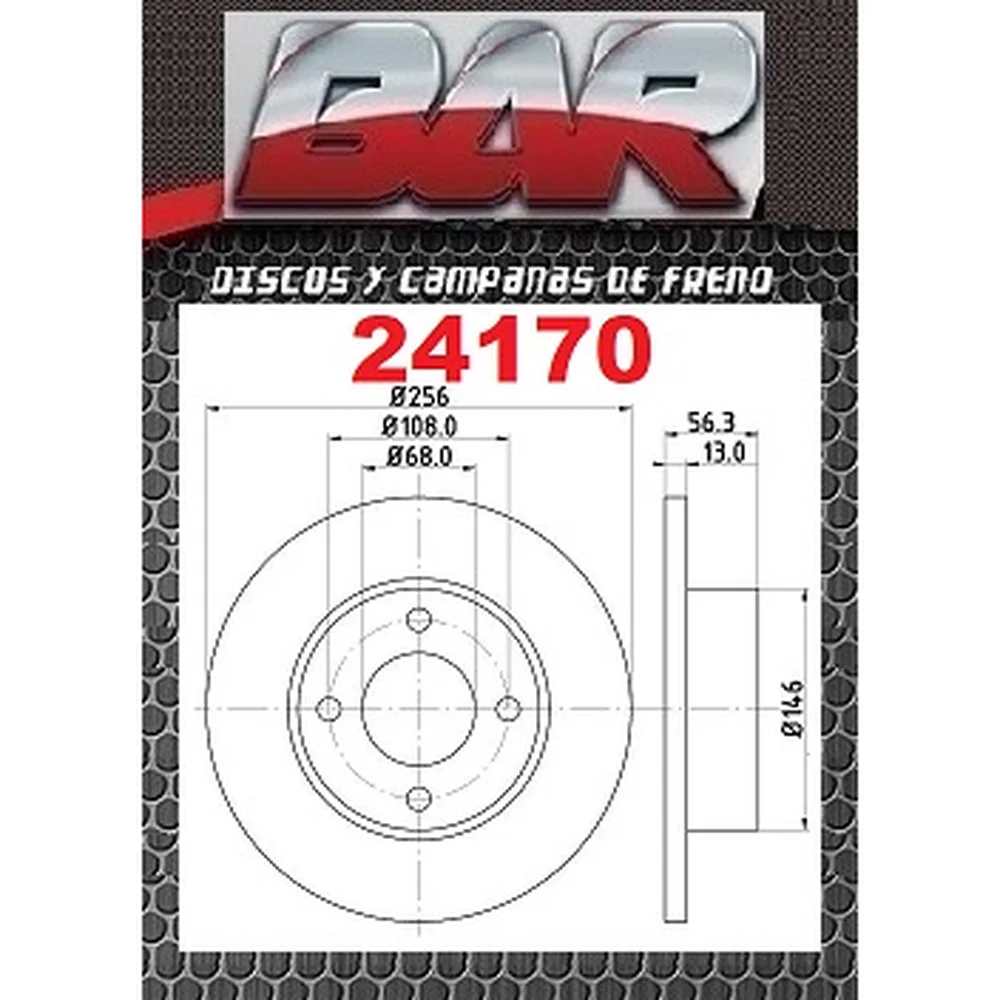 Discos Delanteros Estándar - AUDI -80
