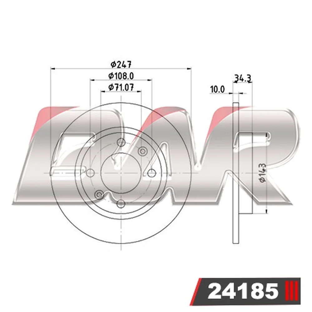 Discos Traseros Estándar - PEUGEOT -405