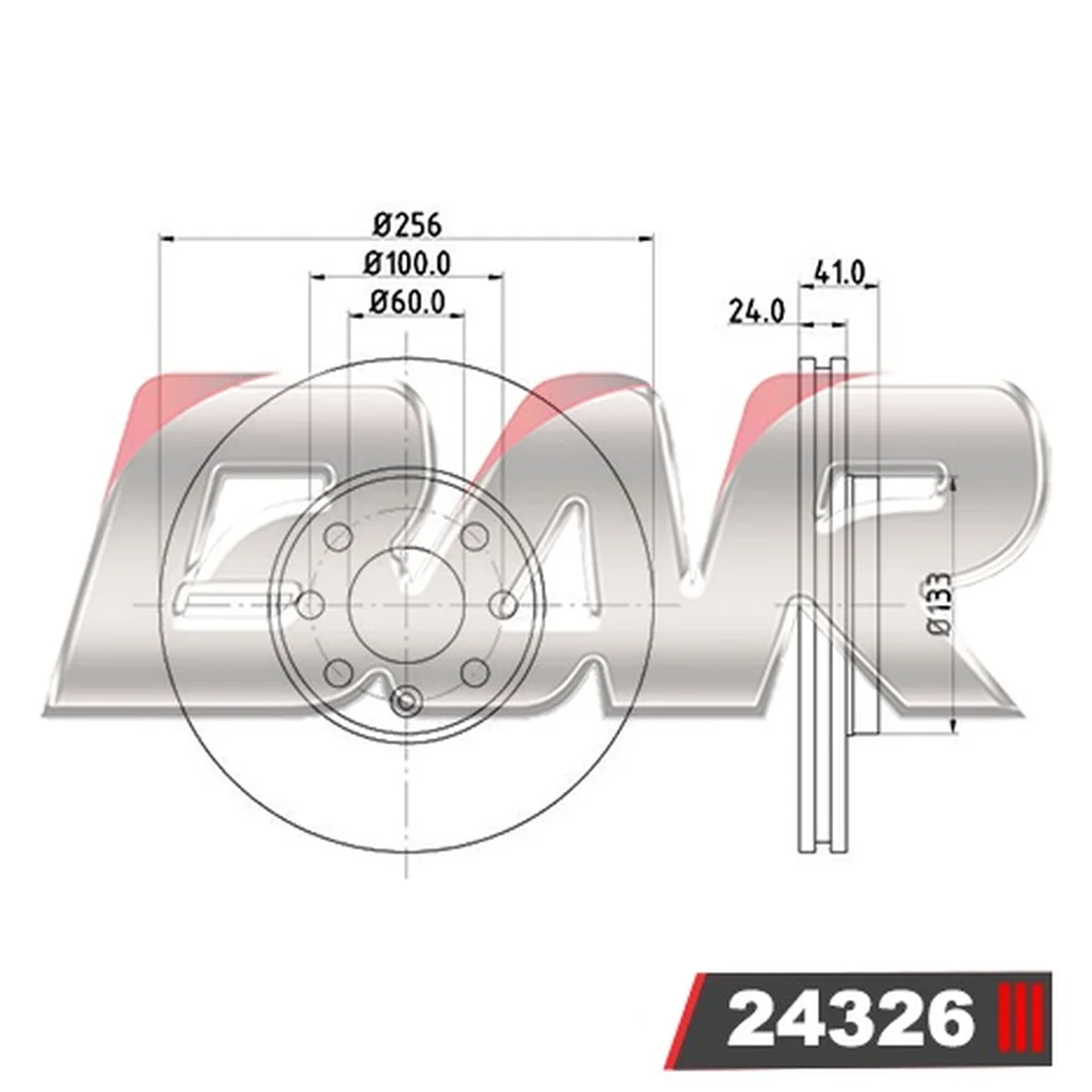 Discos Delanteros Estándar - CHEVROLET/OPEL/GM -Astra 1.8 8v / 2.0 8v 56 APOYO PASTILLA