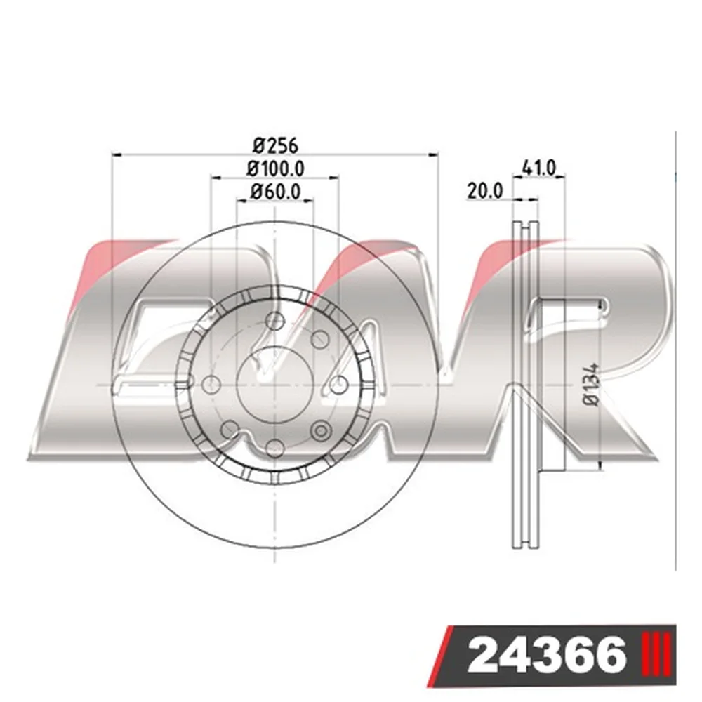 Discos Delanteros Estándar - CHEVROLET/OPEL/GM -Corsa 1.6 16v Gsi
