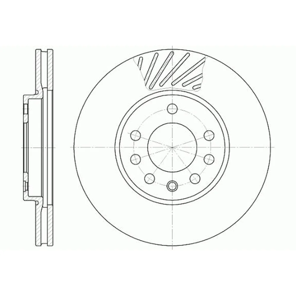 Discos Delanteros Estándar - CHEVROLET/OPEL/GM -Astra 1,8i / 2,0i