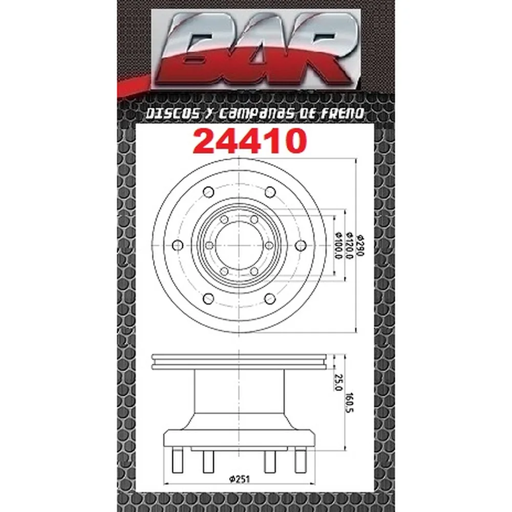 Discos Delanteros Estándar - IVECO -Daily 59-12