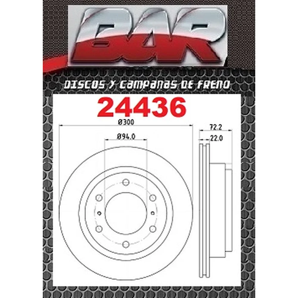 Discos Traseros Estándar - NISSAN-DATSUN -Montero Full