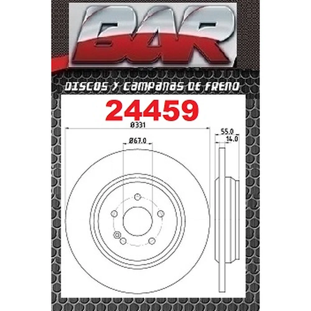 Discos Traseros Estándar - MERCEDES BENZ -ML 230/270/320/400/430/500