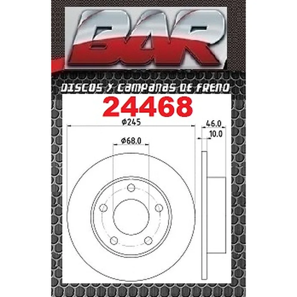 Discos Traseros Estándar - AUDI -100