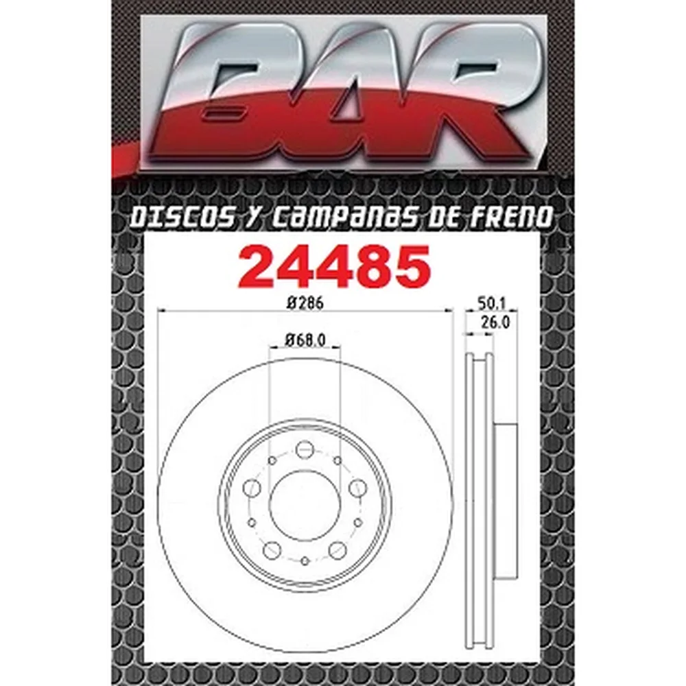 Discos Delanteros Estándar - VOLVO -S80 2,0 /2,4 /2,4D /2,4D5 /2,4 / 2,5 3,0