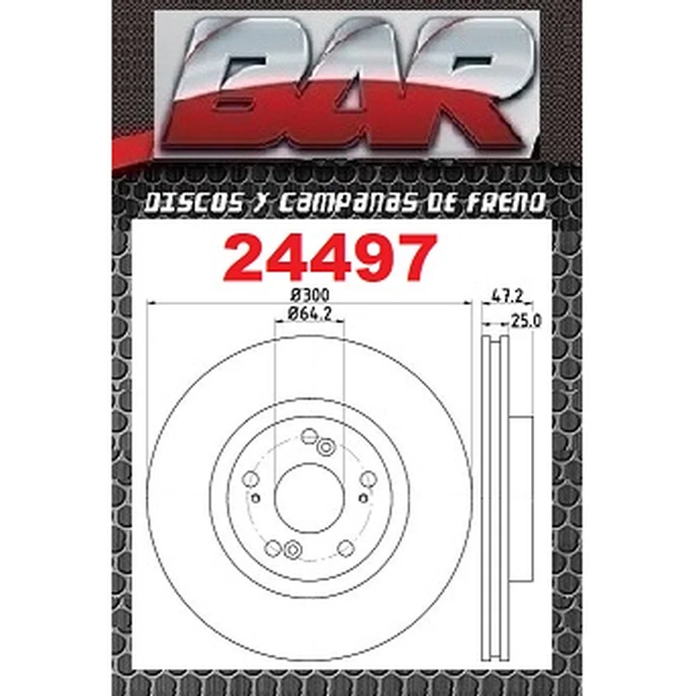 Discos Delanteros Estándar - HONDA -Accord 2,0i VTEC / 2,4i VTEC