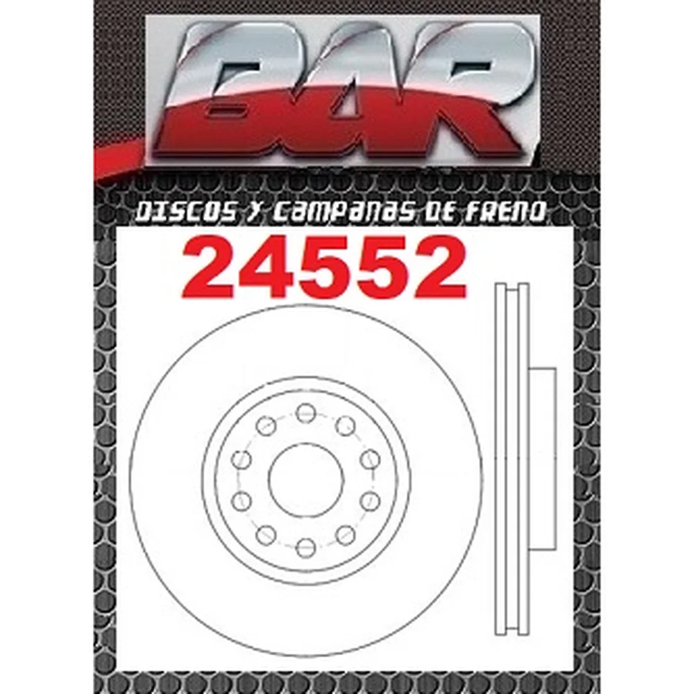 Discos Delanteros Estándar - ALFA ROMEO -166 2.0i 16V / 2.0i 16V Twin Spark / 2.4JTD