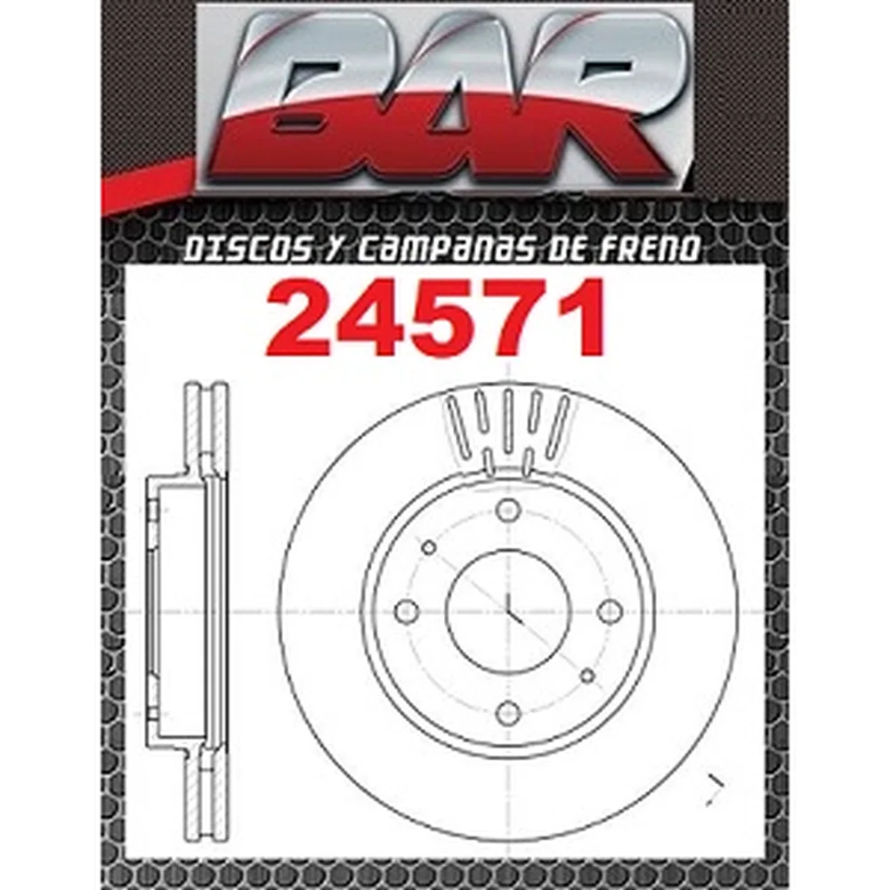 Discos Delanteros Estándar - HYUNDAI -Elantra 2.0L