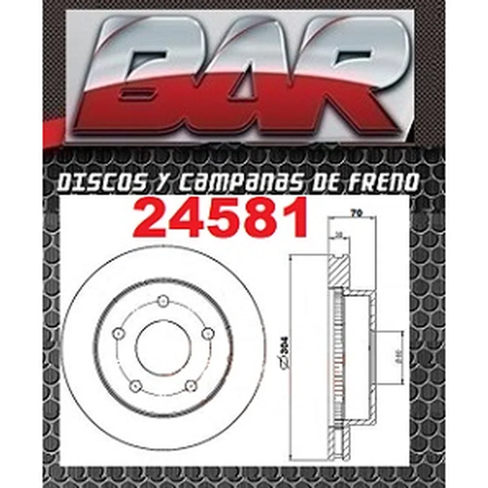 Discos Delanteros Estándar - CHRYSLER - DODGE -Ram 1500