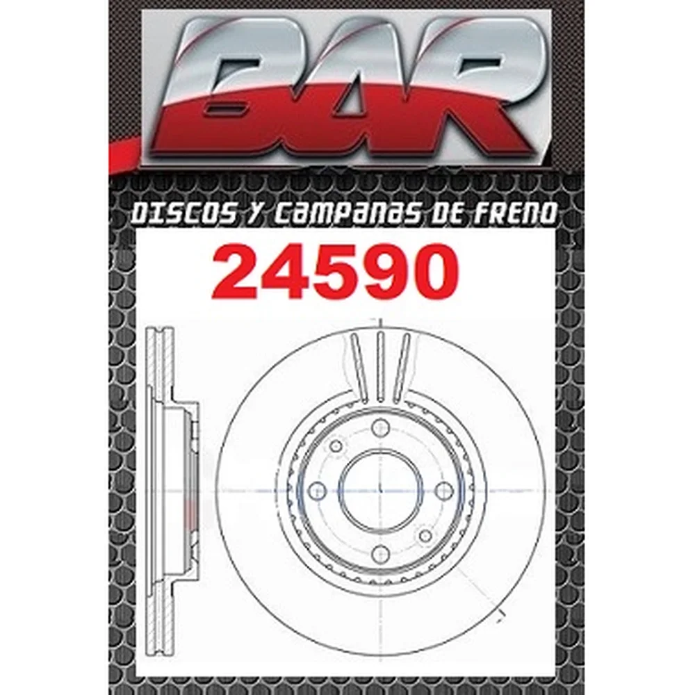 Discos Delanteros Estándar - RENAULT -19 RT Clio Williams / Clio Kangoo CON ABS