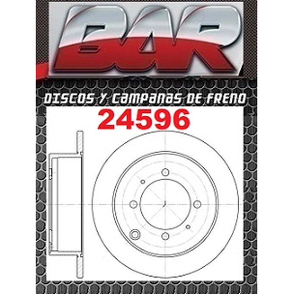 Discos Traseros Estándar - MITSUBISHI -Galant v6 3,5 - Lancer