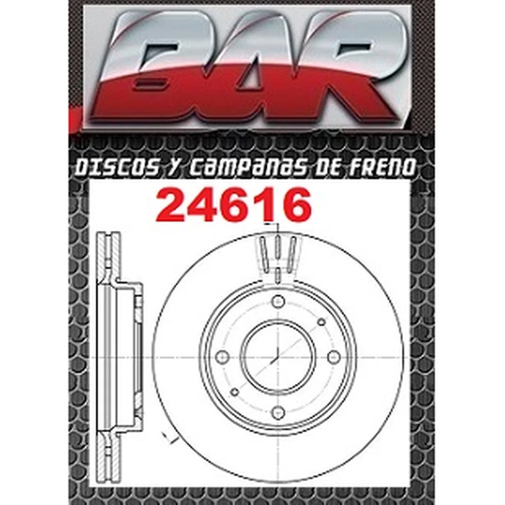 Discos Delanteros Estándar - HYUNDAI -Elantra