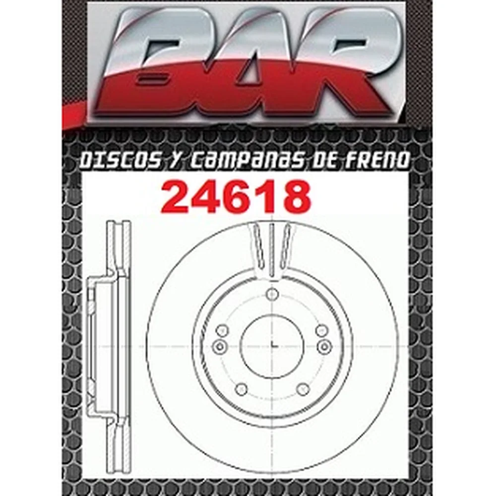 Discos Delanteros Estándar - HYUNDAI -Santa Fe 2,0 / 2,0 CRDi Trajet XG 15" !