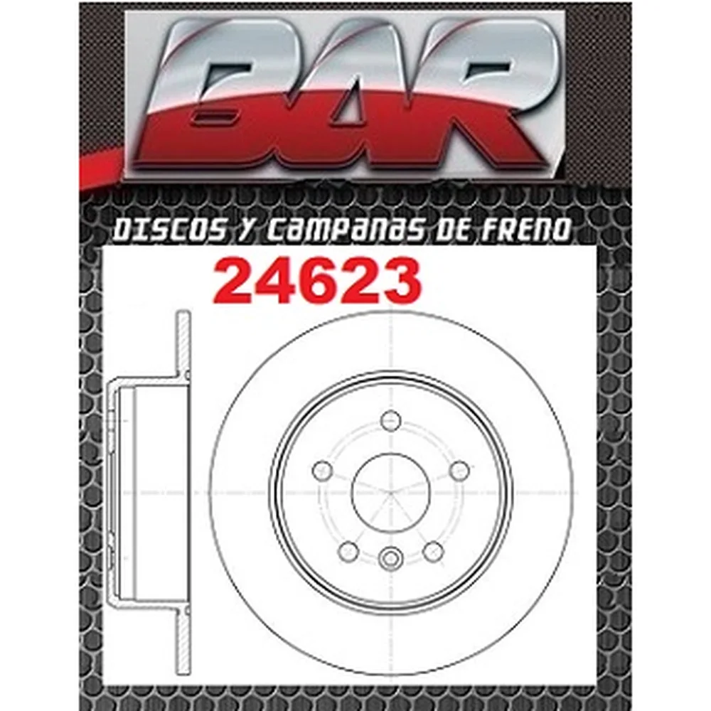 Discos Traseros Estándar - TOYOTA -Camry 2.2i 16v / 3.0i V6 24v