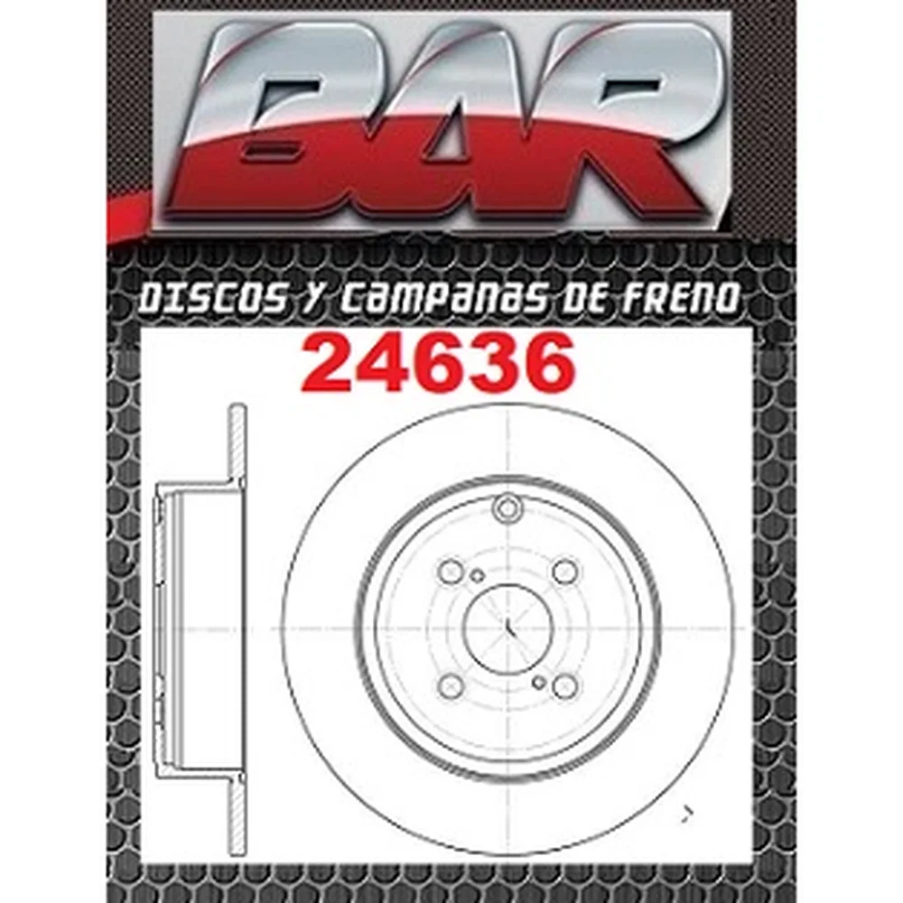 Discos Traseros Estándar - TOYOTA -Corolla 1.8i 16 V / 2.0 (D4D)