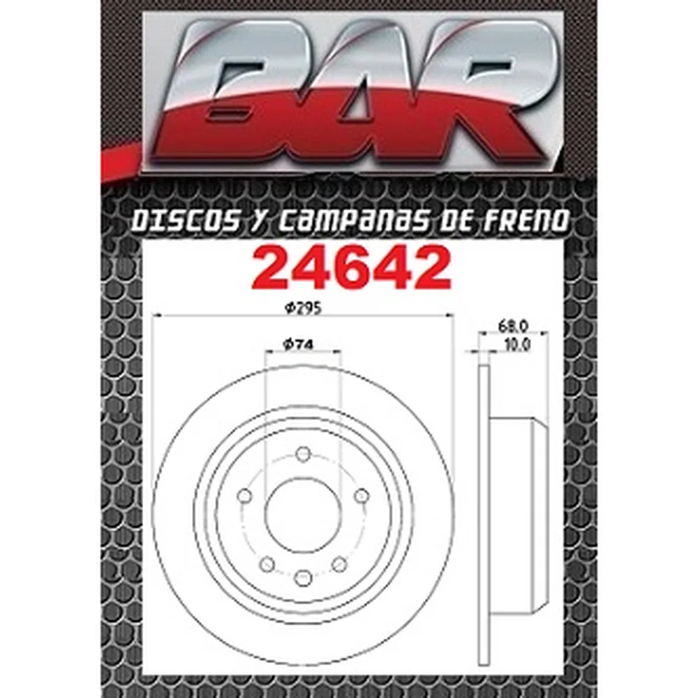Discos Traseros Estándar - JAGUAR -XJ6 4.0 / XJR / XJR-S Con Campana