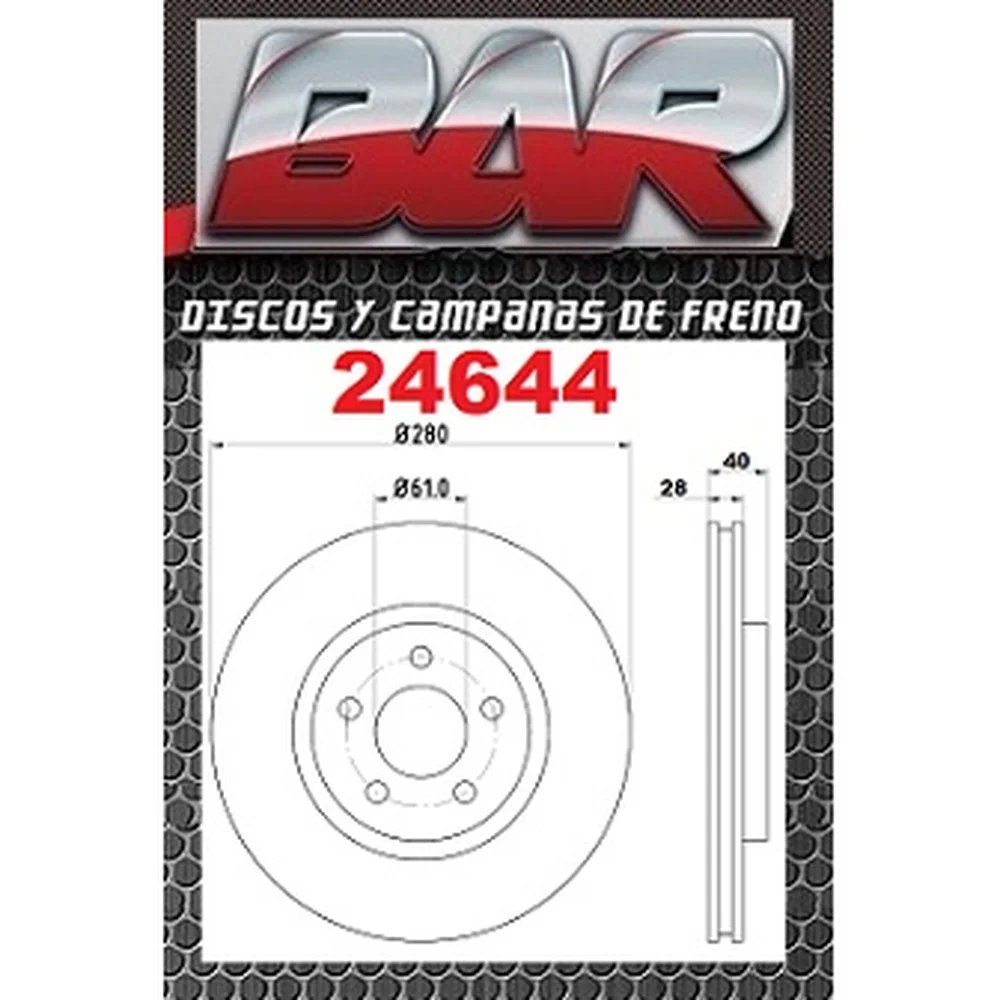 Discos Delanteros Estándar - CHRYSLER - DODGE -Neon