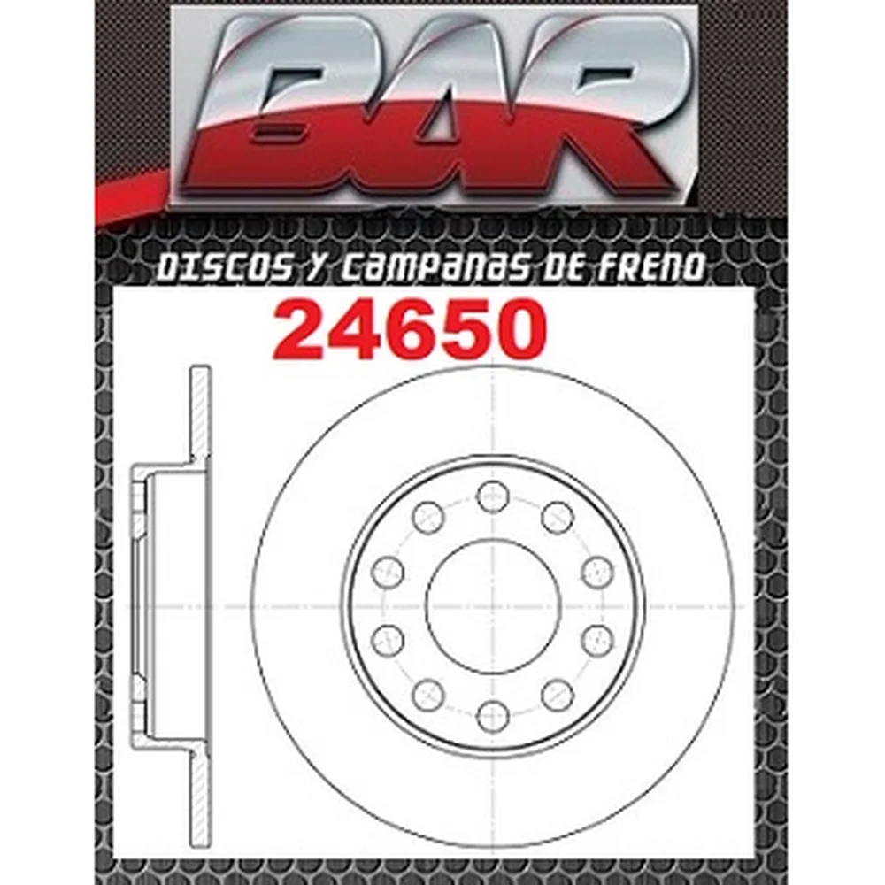 Discos Traseros Estándar - AUDI -A4 1.6 / 1.8 20V / 2.0i 20V / 1.9 TDI