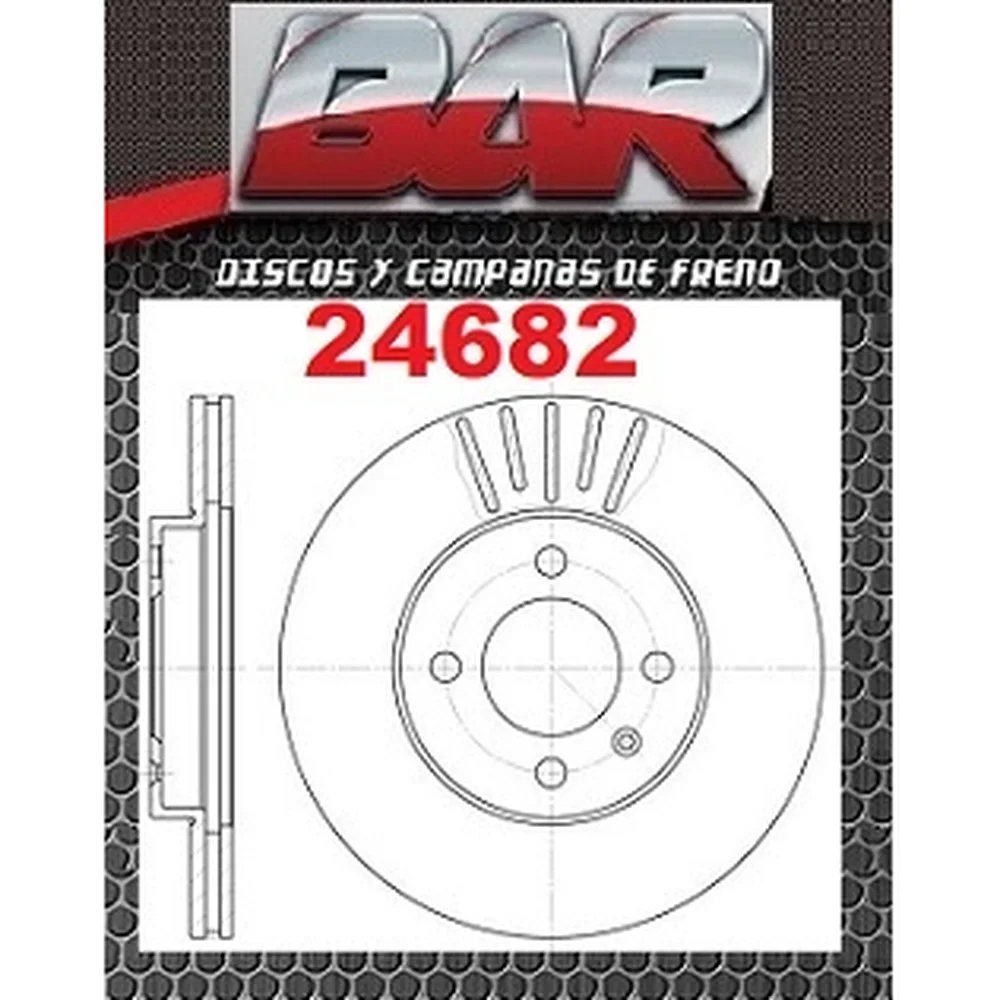 Discos Delanteros Estándar - VOLKSWAGEN -Gol 1,6 8V ARO 14 - Voyage