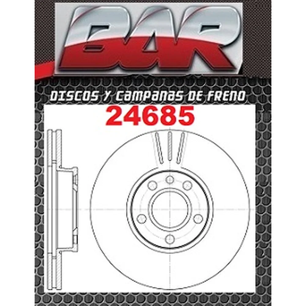 Discos Delanteros Estándar - VOLKSWAGEN -Sharam