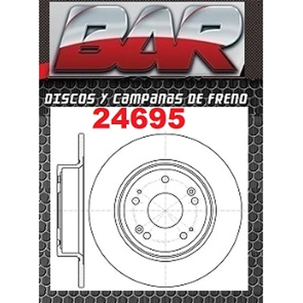 Discos Traseros Estándar - HONDA -Accord