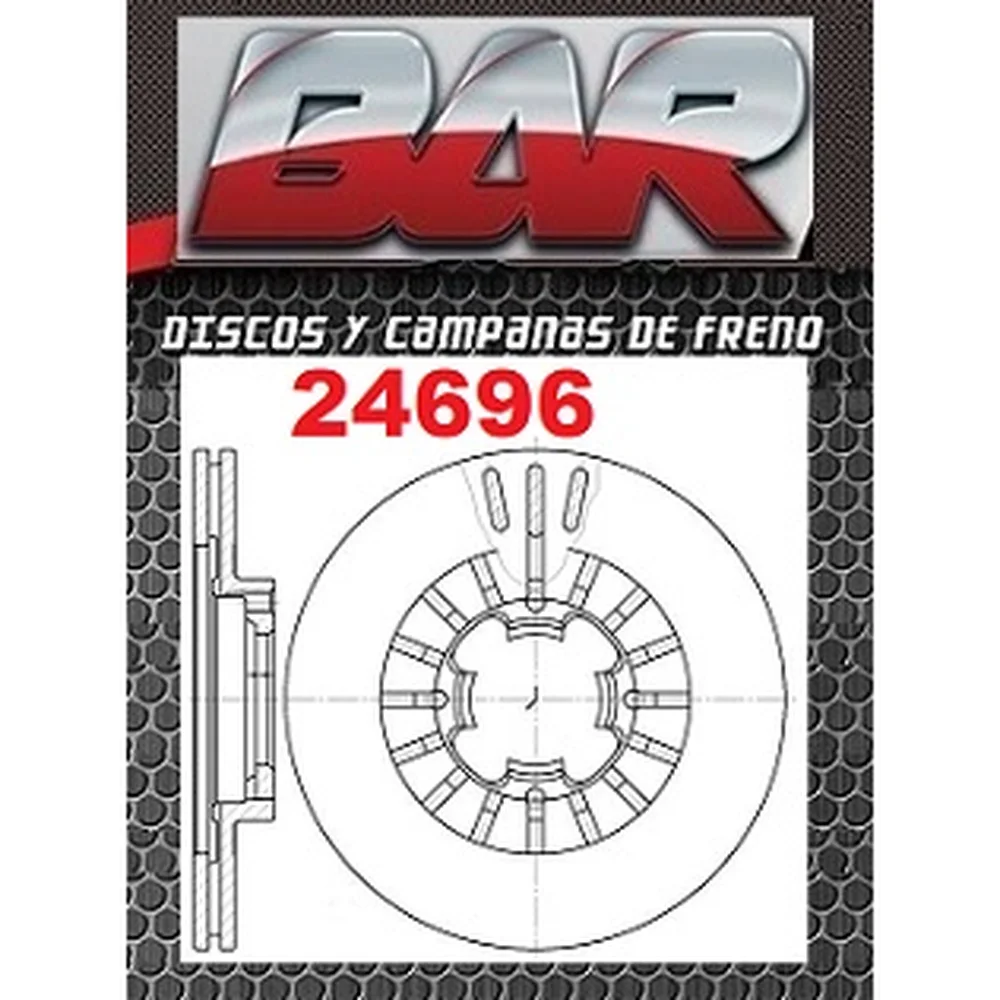 Discos Delanteros Estándar - SUBARU -Justy GL 2WD / 4WD - 1.2